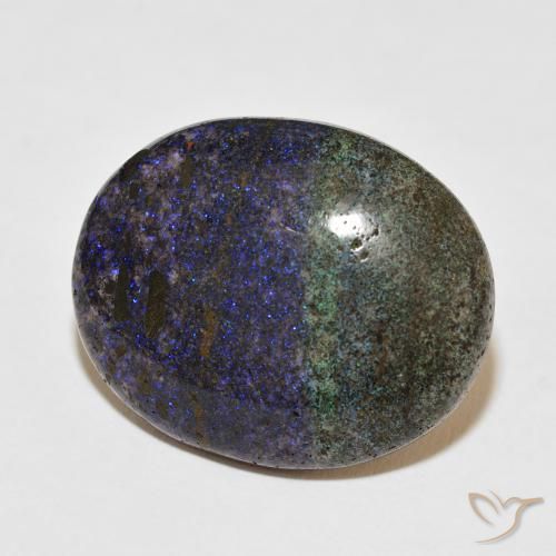 Ópalo matriz Multicolor natural de 24.43 ct, Ovalada, Opaco