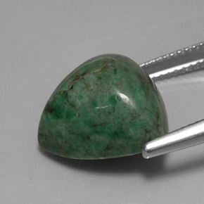Maw-sit-sit verde natural de 12,52 ct, trillón, opaco
