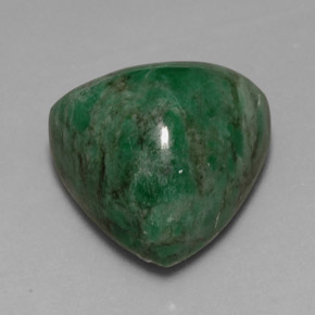 Maw-sit-sit verde natural de 13,35 ct, trillón, opaco