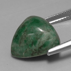 Maw-sit-sit verde natural de 13,35 ct, trillón, opaco