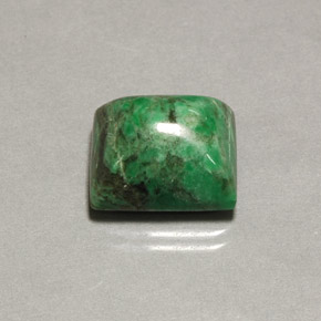 Maw-sit-sit verde natural de 13,48 ct, baguette, opaco