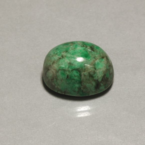 maw-sit-sit Verde natural de 14.98 ct, Corte Óvalo, Opaco