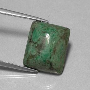 Maw-sit-sit verde natural de 9,99 ct, baguette, opaco
