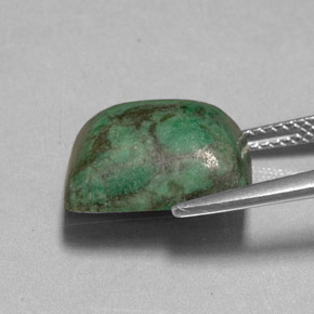 Maw-sit-sit verde natural de 9,99 ct, baguette, opaco