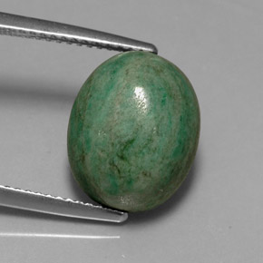 Maw-sit-sit verde natural de 9,19 ct, corte óvalo, opaco
