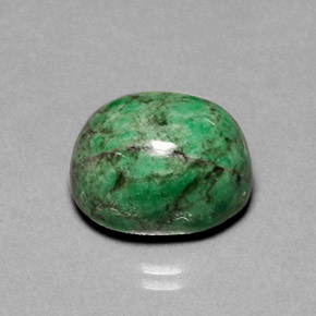 maw-sit-sit Verde natural de 15.05 ct, Corte Óvalo, Opaco