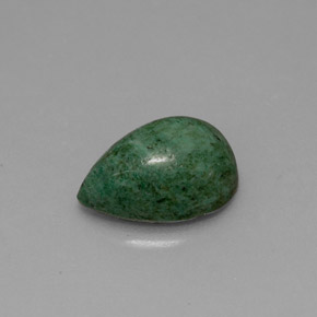 Maw-sit-sit verde natural de 3,13 ct, en forma de pera, opaco