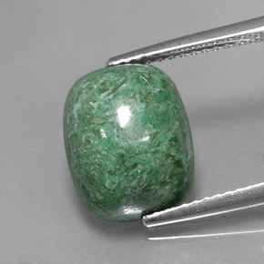 maw-sit-sit Verde natural de 6.75 ct, Corte Cojín, Opaco