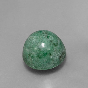 maw-sit-sit Verde natural de 5.83 ct, Corte Redondo, Opaco