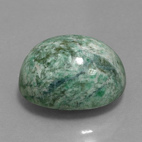 maw-sit-sit Verde natural de 10.21 ct, Corte Óvalo, Opaco