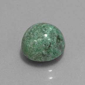 maw-sit-sit Verde natural de 3.11 ct, Corte Redondo, Opaco