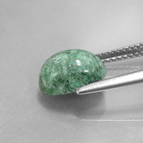 maw-sit-sit Verde natural de 2.71 ct, Corte Óvalo, Opaco
