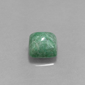 Maw-sit-sit verde natural de 1,51 ct, cuadrado, opaco