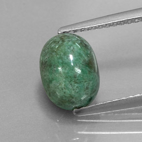 maw-sit-sit Verde natural de 2.30 ct, Corte Óvalo, Opaco