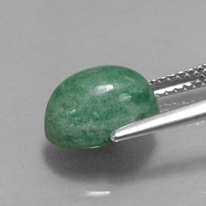 maw-sit-sit Verde natural de 3.83 ct, Corte Óvalo, Opaco