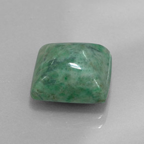 Maw-sit-sit verde natural de 6,10 ct, baguette, opaco