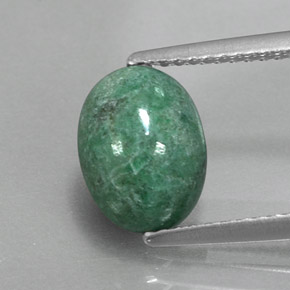 maw-sit-sit Verde natural de 2.22 ct, Corte Óvalo, Opaco