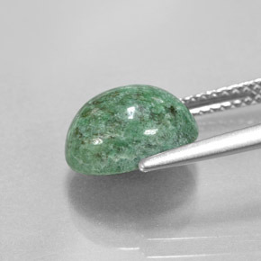 maw-sit-sit Verde natural de 3.47 ct, Corte Óvalo, Opaco