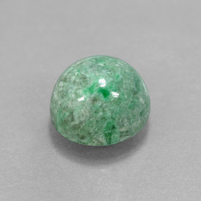 maw-sit-sit Verde natural de 5.47 ct, Corte Redondo, Opaco