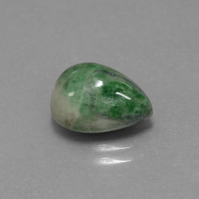 maw-sit-sit Verde natural de 3.94 ct, En forma de pera, Opaco