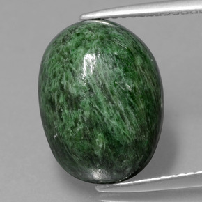 maw-sit-sit Verde natural de 10.50 ct, Corte Óvalo, Opaco