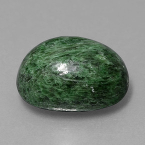 maw-sit-sit Verde natural de 10.50 ct, Corte Óvalo, Opaco