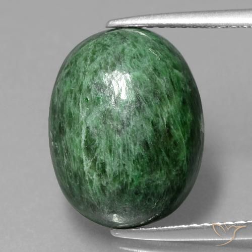 11.05ct Natural Verde oscuro maw-sit-sit, Ovalada, Opaco