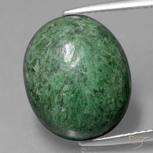 12.12ct Natural Verde pino maw-sit-sit, Ovalada, Opaco