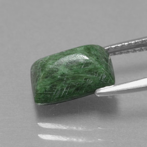 maw-sit-sit Verde natural de 3.28 ct, Corte Baguette, Opaco