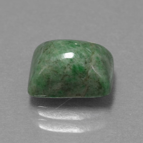 Maw-sit-sit verde natural de 3,11 ct, baguette, opaco