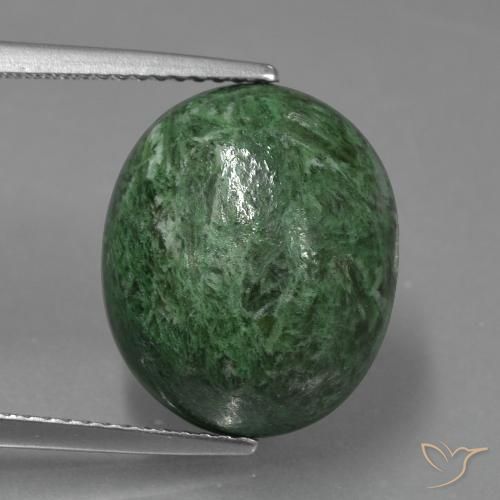 13.63ct Natural Verde medio maw-sit-sit, Ovalada, Opaco
