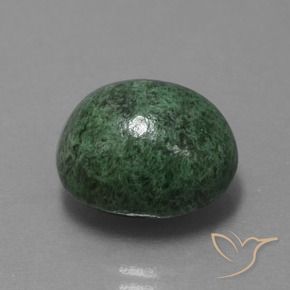 maw-sit-sit Verde medio natural de 14.06 ct, Ovalada, Opaco