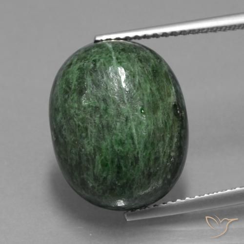 13.40ct Natural Verde terroso maw-sit-sit, Ovalada, Opaco