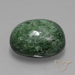 maw-sit-sit Verde pino pálido natural de 9.69 ct, Ovalada, Opaco