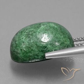 maw-sit-sit Verde medio natural de 11.25 ct, Ovalada, Opaco