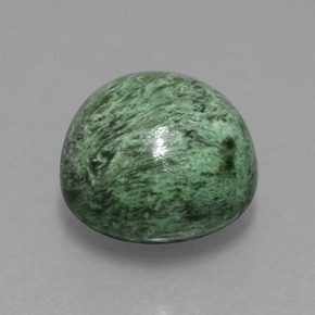 maw-sit-sit Verde natural de 8.55 ct, Corte Redondo, Opaco