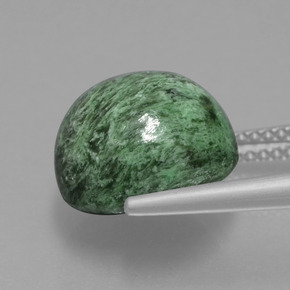 maw-sit-sit Verde natural de 8.55 ct, Corte Redondo, Opaco