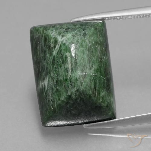13.36ct Natural Verde terroso maw-sit-sit, Corte Baguette, Opaco