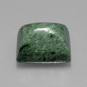 Maw-sit-sit verde natural de 13,44 ct, baguette, opaco
