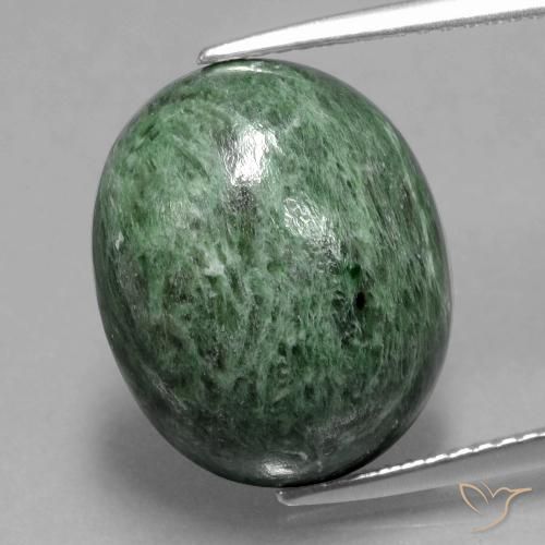 13.09ct Natural Verde medio maw-sit-sit, Ovalada, Opaco