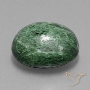 maw-sit-sit Verde medio natural de 13.09 ct, Ovalada, Opaco