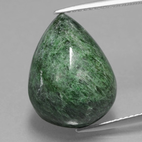 maw-sit-sit Verde natural de 14.60 ct, En forma de pera, Opaco