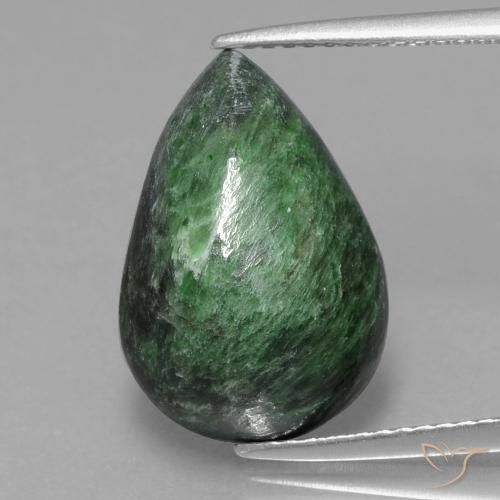 8.26ct Natural Verde pino maw-sit-sit, En forma de pera, Opaco