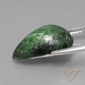maw-sit-sit Verde pino natural de 8.26 ct, En forma de pera, Opaco