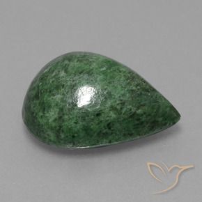 maw-sit-sit Verde pino natural de 8.66 ct, En forma de pera, Opaco