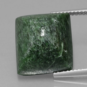 Maw-sit-sit verde natural de 15,15 ct, baguette, opaco