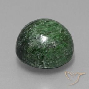 maw-sit-sit Verde pino pálido natural de 14.85 ct, Redondo, Opaco