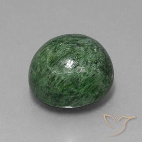 maw-sit-sit Verde pino natural de 13.22 ct, Redondo, Opaco