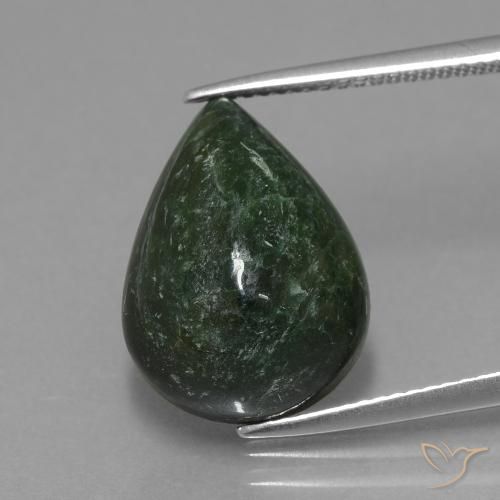 10.04ct Natural Verde medio maw-sit-sit, En forma de pera, Opaco