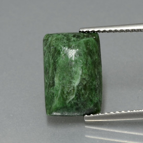 maw-sit-sit Verde natural de 4.44 ct, Corte Baguette, Opaco